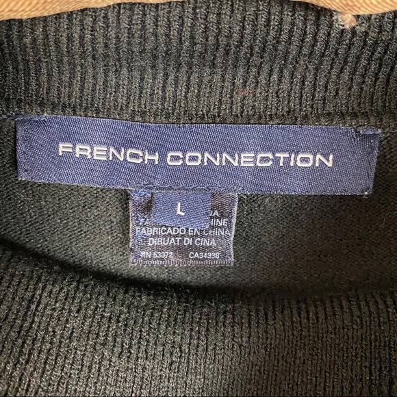 French Connection So Soft Sweater Dress - Black - Picture 2 of 4